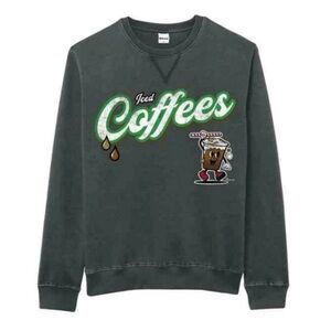 Unisex Green Iced Coffees/Fightin Phils Crew Neck